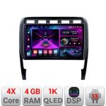 Navigatie Porsche Cayenne 2002-2011 A-443  4+64 InCell Display 1K Android Waze USB Navigatie Internet Youtube Radio CarStore Technology