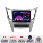 Navigatie Subru Legacy 2010-2015 A-458  4+64 InCell Display 1K Android Waze USB Navigatie Internet Youtube Radio CarStore Technology