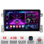 Navigatie Suzuki Grand Vitara Old Quad Core A-053  4+64 InCell Display 1K Android Waze USB Navigatie Internet Youtube Radio CarStore Technology