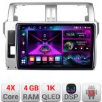 Navigatie Toyota Landcruiser J150 Prado 2014-2017 A-065  4+64 InCell Display 1K Android Waze USB Navigatie Internet Youtube Radio CarStore Technology
