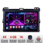Navigatie Toyota Prado 2007- A-456 4+64 InCell Display 1K Android Waze USBNavigatie Internet Youtube Radio V1 CarStore Technology