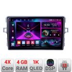 Navigatie Toyota Verso 2010-2016 A-133  4+64 InCell Display 1K Android Waze USB Navigatie Internet Youtube Radio CarStore Technology