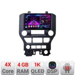 Navigatie Ford Mustang 2015-2020 A-MUSTANG  4+64 InCell Display 1K Android Waze USB Navigatie Internet Youtube Radio CarStore Technology