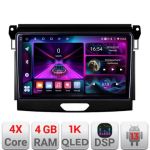 Navigatie Ford Ranger A-574  4+64 InCell Display 1K Android Waze USB Navigatie Internet Youtube Radio CarStore Technology