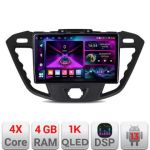 Navigatie Ford Transit Quad Core A-845  4+64 InCell Display 1K Android Waze USB Navigatie Internet Youtube Radio CarStore Technology