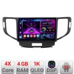 Navigatie Honda Accord 2008-2012 A-8951  4+64 InCell Display 1K Android Waze USB Navigatie Internet Youtube Radio CarStore Technology