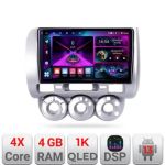 Navigatie Honda Fit Jazz 2004-2008 Android radio gps internet 4+64 InCell Display 1K Kit-jazz+EDT-E209-RK CarStore Technology