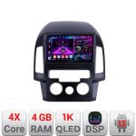 Navigatie Hyundai I30 2009-2012 clima manuala A-I30AC  4+64 InCell Display 1K Android Waze USB Navigatie Internet Youtube Radio CarStore Technology