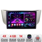 Navigatie Lexus RX 2003-2009 A- rx-03  4+64 InCell Display 1K Android Waze USB Navigatie Internet Youtube Radio CarStore Technology