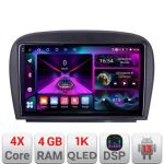 Navigatie Mercedes SL W230 2004-2011 A-W230  4+64 InCell Display 1K Android Waze USB Navigatie Internet Youtube Radio CarStore Technology