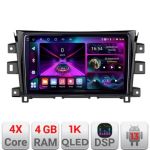 Navigatie NIssan Navara 2017- A-NAVARA17  4+64 InCell Display 1K Android Waze USB Navigatie Internet Youtube Radio CarStore Technology