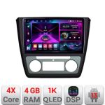 Navigatie Skoda Yeti 2009-2014 A-YETI  4+64 InCell Display 1K Android Waze USB Navigatie Internet Youtube Radio CarStore Technology