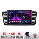 Navigatie Subaru Outback Legacy A-SU02  4+64 InCell Display 1K Android Waze USB Navigatie Internet Youtube Radio CarStore Technology