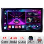 Navigatie Toyota Android radio gps internet 4+64 InCell Display 1K kit-toyota-universal+EDT-E209-RK CarStore Technology