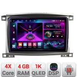 Navigatie Toyota Land Cruiser L100 2002-2008 A-L100  4+64 InCell Display 1K Android Waze USB Navigatie Internet Youtube Radio CarStore Technology