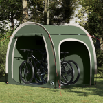 Cort pentru depozitare biciclete cu acoperiș cu depozitare cu aerisire de aer Verde GartenMobel Dekor