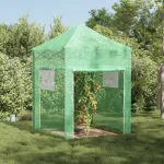 Seră cu acoperiș Manual Verde 200 x 200 x 300 cm Oțel GartenMobel Dekor