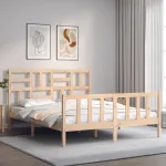 Cadru de pat fără saltea, 160x200 cm, lemn masiv pin GartenMobel Dekor