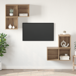 Set dulap TV 4 pcs stejar artizanal 37 x 37 x 72 cm GartenMobel Dekor
