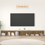 Cabinet TV 3 pcs stejar artizanal 37 x 35 x 107.5 cm GartenMobel Dekor