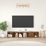 Set comodă TV 2 pcs Lemn Vechi 37 x 35 x 107 cm Lemn compozit GartenMobel Dekor