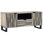 Dulapuri și suporturi pentru stocarea media Alb și negru GartenMobel Dekor