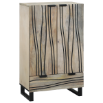 Dulapuri și suporturi pentru stocarea media Alb și negru GartenMobel Dekor