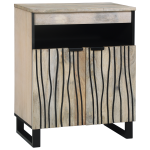 Dulapuri și suporturi pentru stocarea media Alb și negru GartenMobel Dekor