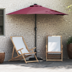 Parasol de Grădină Roșu bordo 294 x 150 x 223 cm țesătură GartenMobel Dekor