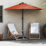 Parasol de Grădină Terracota 294 x 150 x 223 cm țesătură GartenMobel Dekor
