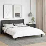Duvet de iarnă Alb 260 x 220 cm Poliester piersiciu de 105gsm GartenMobel Dekor