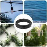 Sârmă de legare pentru gard Antracit 33 m otel acoperit cu PVC GartenMobel Dekor