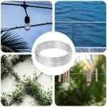 Sârmă de legare pentru gard Argintiu 25 m GartenMobel Dekor