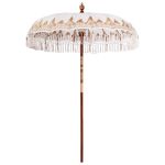 Umbrelă de soare Manual Crem 180-190 cm GartenMobel Dekor