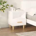 Noptieră, alb, 40x35x47 cm GartenMobel Dekor