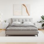 Noptiere, 2 buc., alb, 40x35x47,5 cm, lemn compozit GartenMobel Dekor