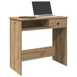Birou, stejar artizanal, 80x40x75 cm, lemn prelucrat GartenMobel Dekor
