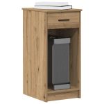 Suport turn pentru computer cu sertar Artisan Stejar 35x45x77cm GartenMobel Dekor