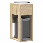 Suport turn pentru computer cu sertar Stejar Sonoma 30x44x74 cm GartenMobel Dekor