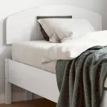 Tăblie de pat, alb, 75 cm, lemn masiv de pin GartenMobel Dekor