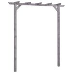 Pergolă de grădină, gri, 200x40x205 cm, lemn de pin tratat GartenMobel Dekor