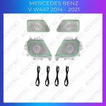 Lumini Ambientale Mercedes Benz V Klass W447 capace difuzoare control din sistemul original sau telefon AMB-ME-W447-02 CarStore Technology