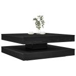 Masuta de cafea rotativa 360 de grade stejar negru 90x90x34,5cm GartenMobel Dekor