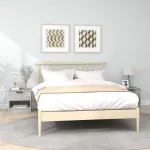 Noptiere, 2 buc., gri beton, lemn prelucrat GartenMobel Dekor