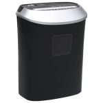 Tocător de hârtie, 10 coli, fâșii tăiate transversal, negru GartenMobel Dekor