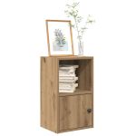 Bibliotecă, stejar artizanal, 31x24x52 cm, lemn prelucrat GartenMobel Dekor