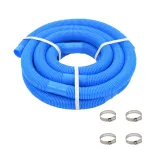 Furtun de piscină cu cleme, albastru, 38 mm, 6 m  GartenMobel Dekor
