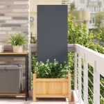 Panou Decorativ de Grădină Antracit 50 x 140 cm GartenMobel Dekor
