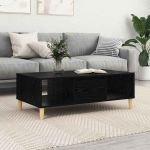 cu depozitare cu ușă Stejar negru 103.5 x 60 x 35 cm Lemn compozit GartenMobel Dekor