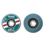 TOTAL - DISC ABRAZIV CU ZIRCONIU 115MMX22MM , P60 PowerTool TopQuality